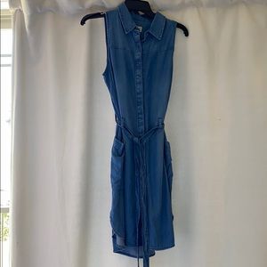 a new day button down tie dress